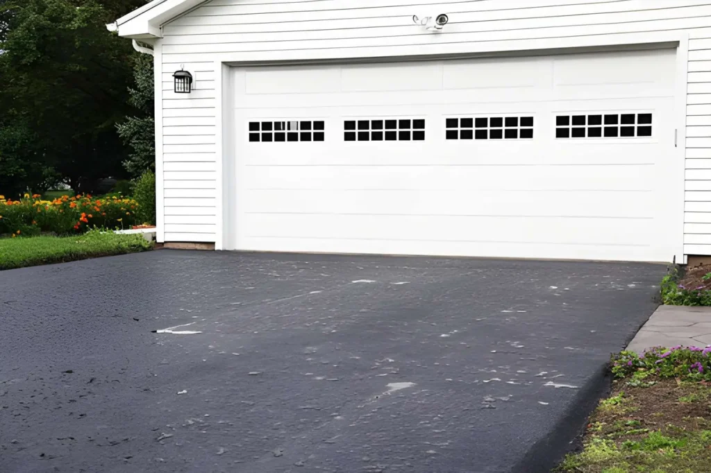 Garage Door Repair in Scottsdale with technician installing smart garage door opener in a modern Scottsdale home